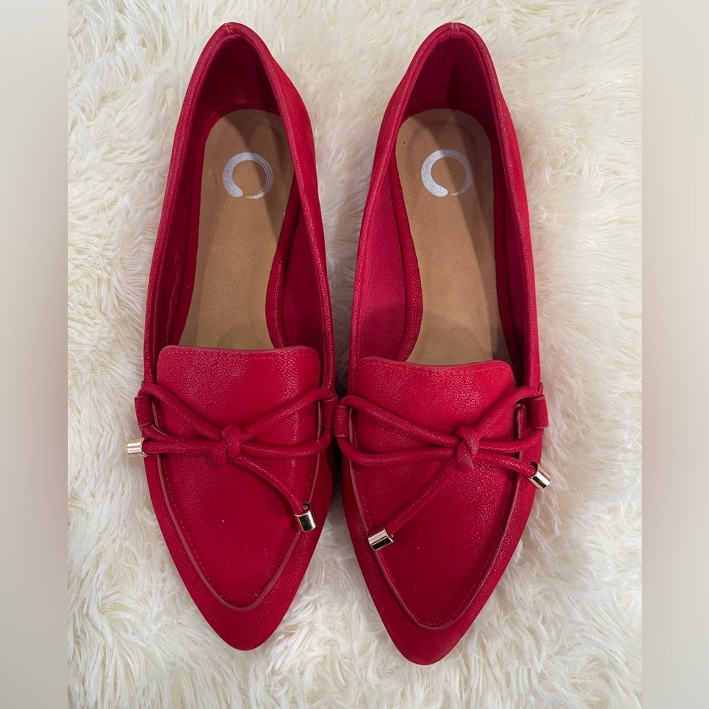 Journee Collection Red Women's Flats